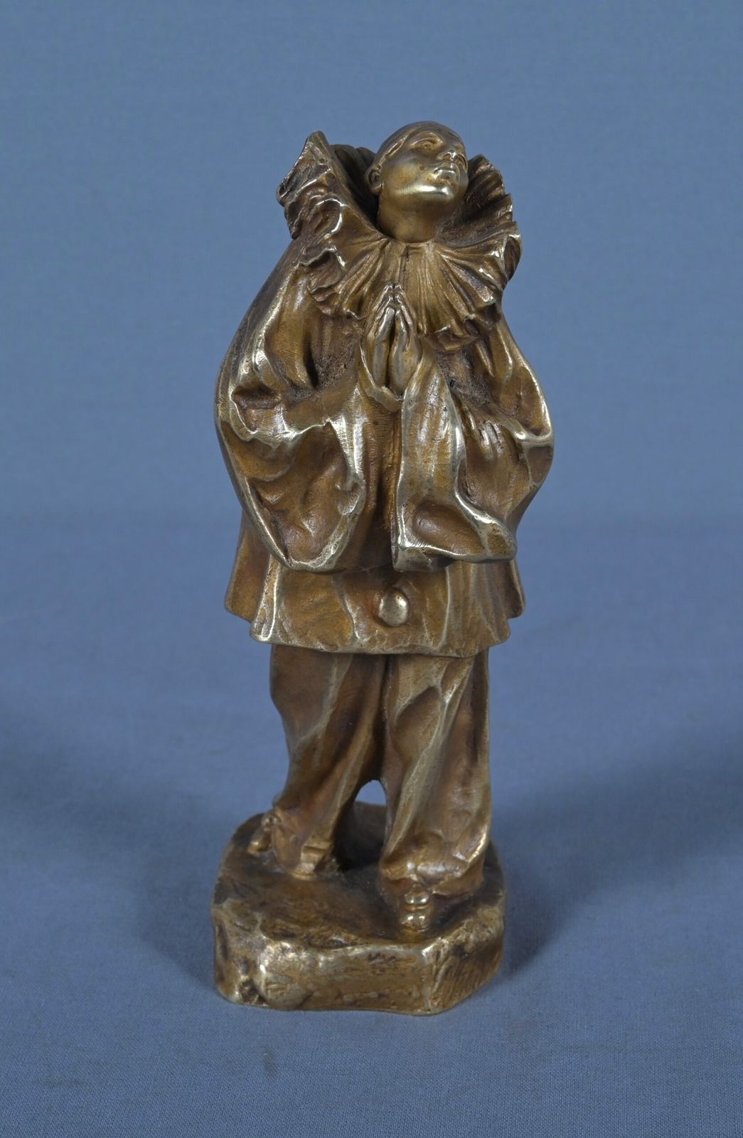 Small Bronze "Pierrot" Signed L  Alliot  Early 20th Century photo for sale