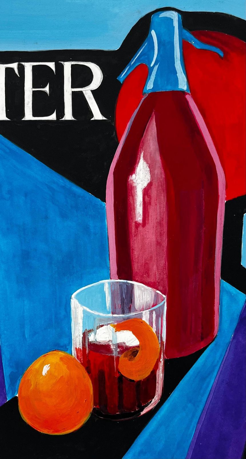 Guy Nicodmartini And Rossi Bitter Vintage Advertising Design French Modernist Gouache photo buy
