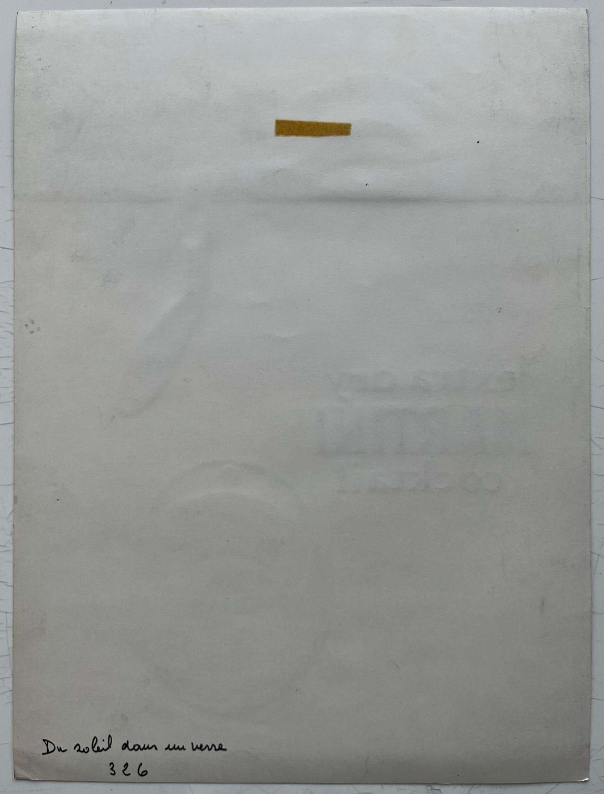 Guy Nicoddu Soleil Dans Un Verre Martini Advertising Design French Modernist Gouache photo buy