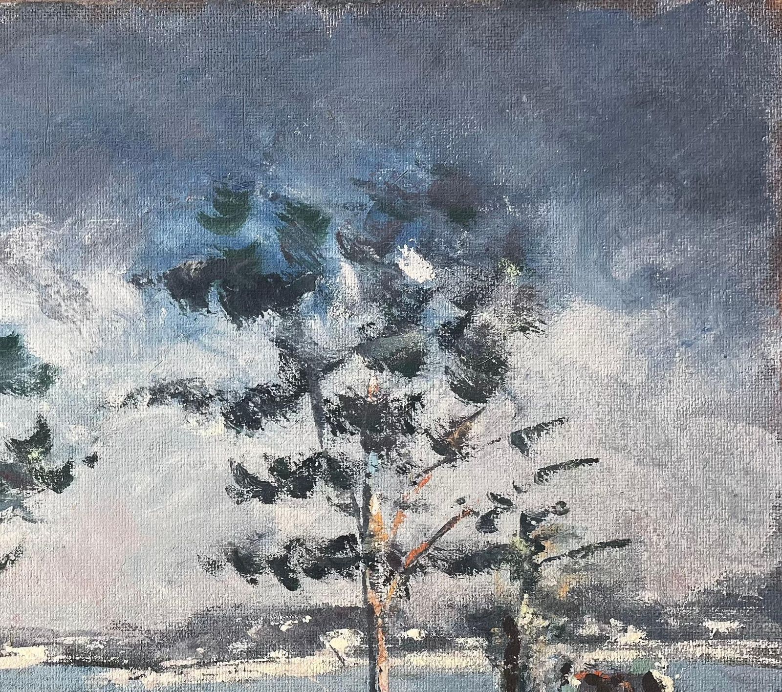 Fanch Lelfrench Coastal Landscape With Windswept Trees At Golfe Du Morbihan Brittany photo Art