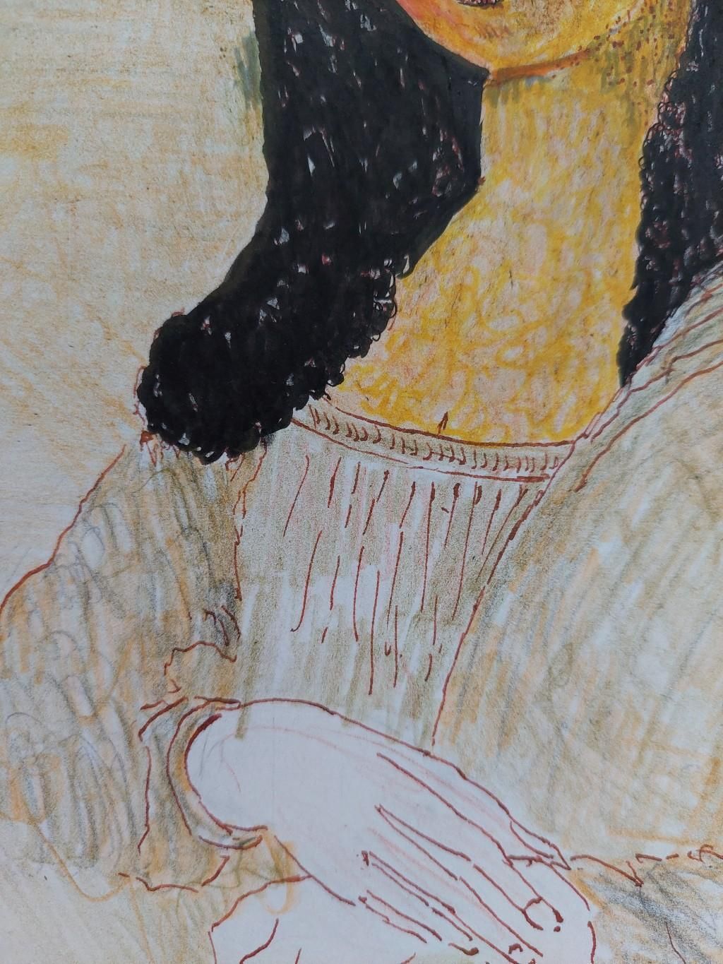 Unknown20th Century French Modernist Cubist Painting, Mona Lisa Study20th Century photo vinterior