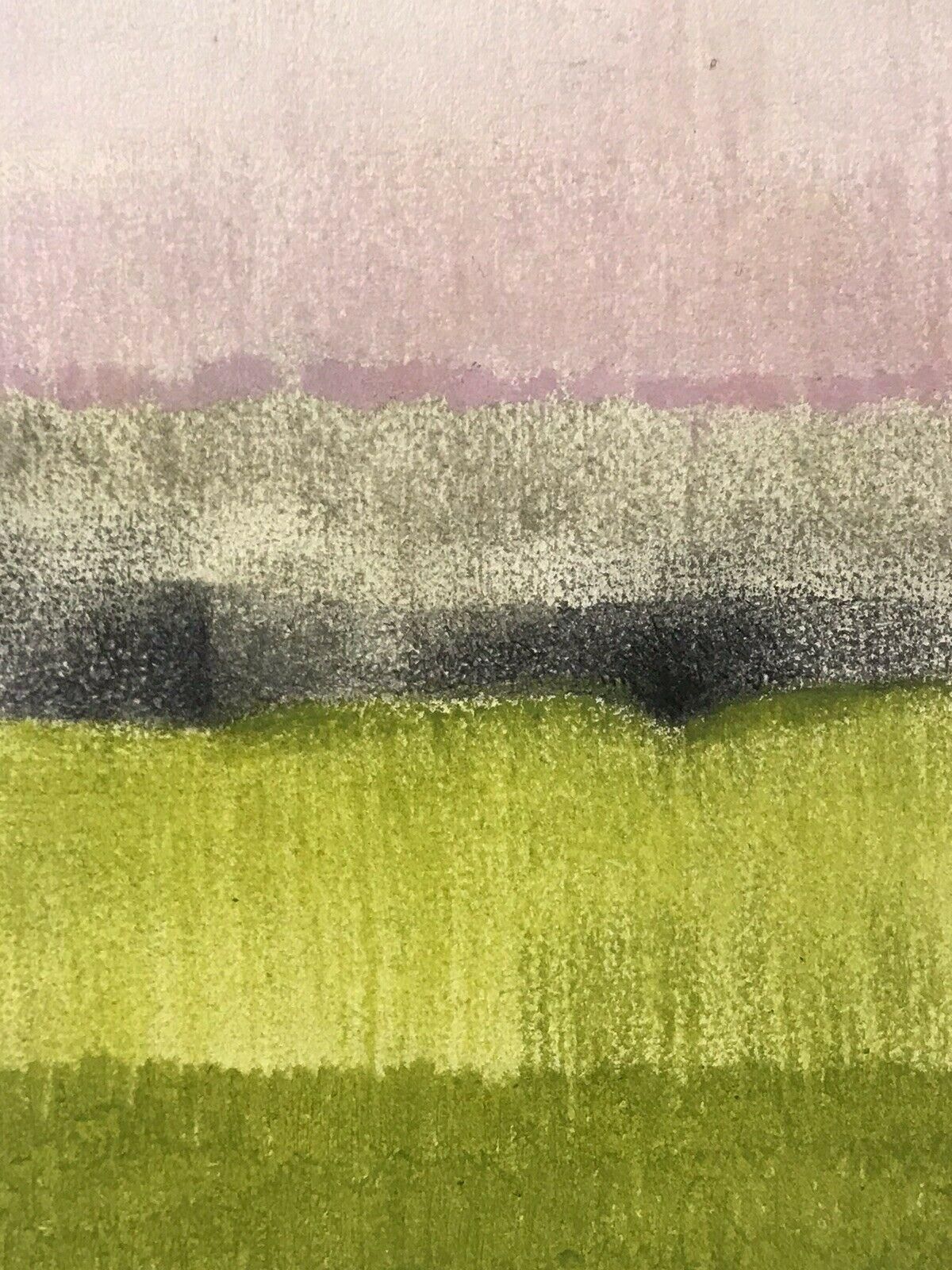 Unknownarlette Martin Superb French Geometric Abstract Painting, Green Shades20th Century photo vinterior