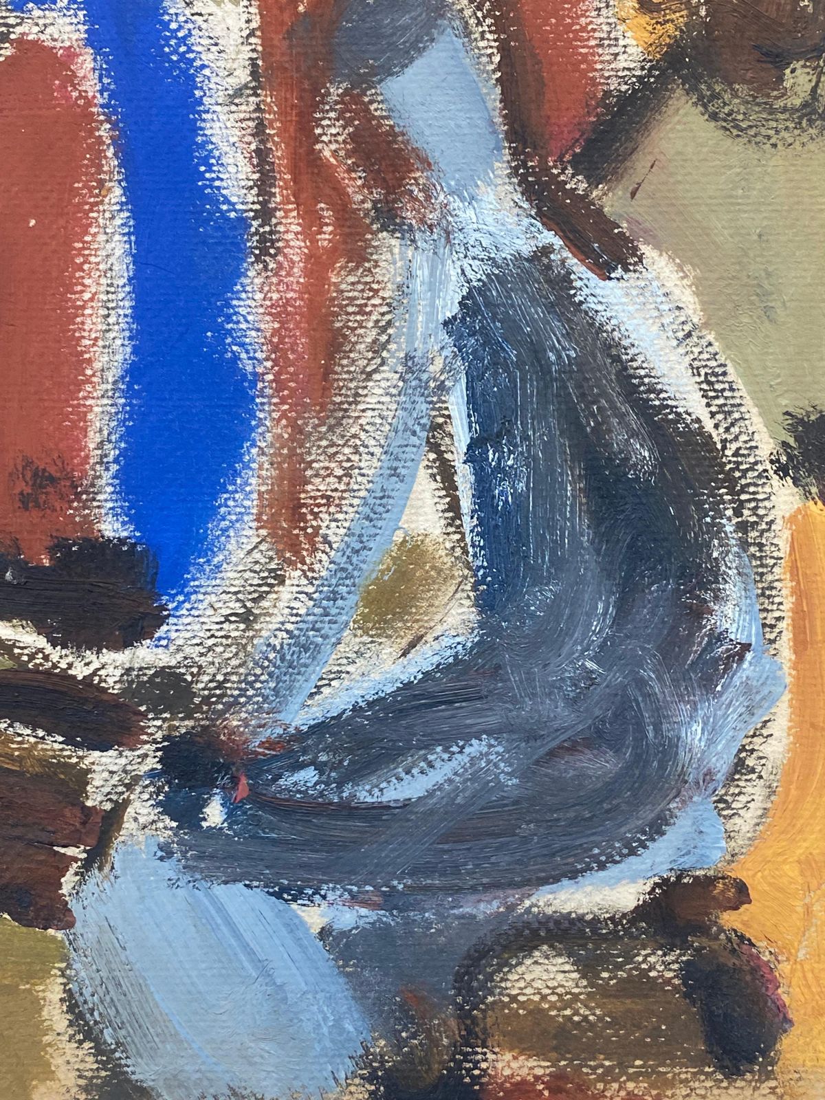 Unknown20th Century German Modernist Oil Painting, Figurecirca 1940s photo for sale
