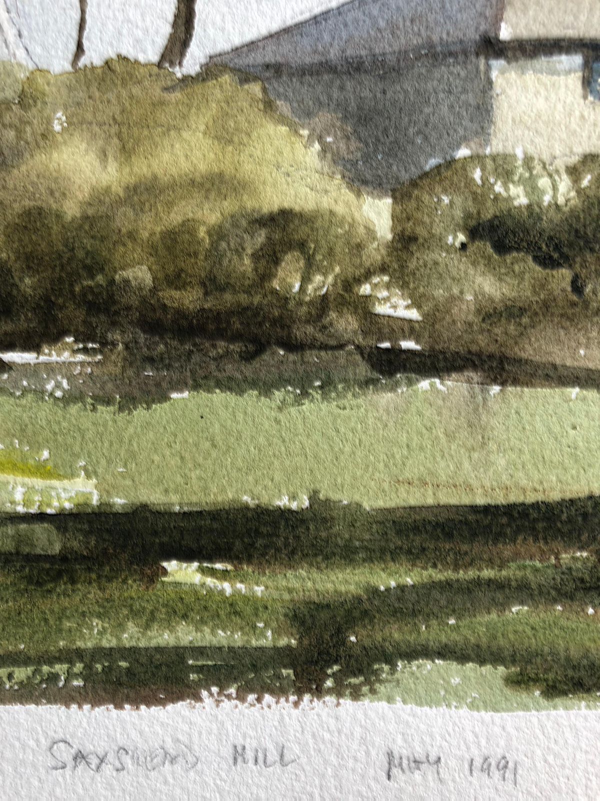 Unknownsaxshead Mill Waterford, Original British Watercolour Paintingcirca 1991 photo for sale