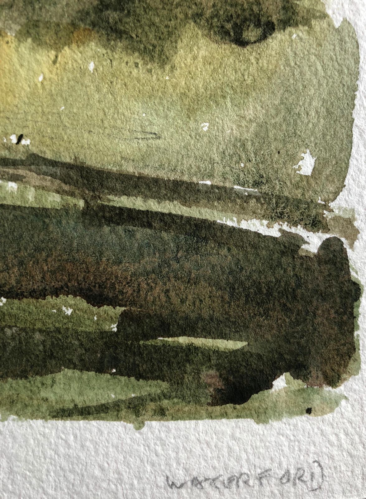 Unknownsaxshead Mill Waterford, Original British Watercolour Paintingcirca 1991 photo Art
