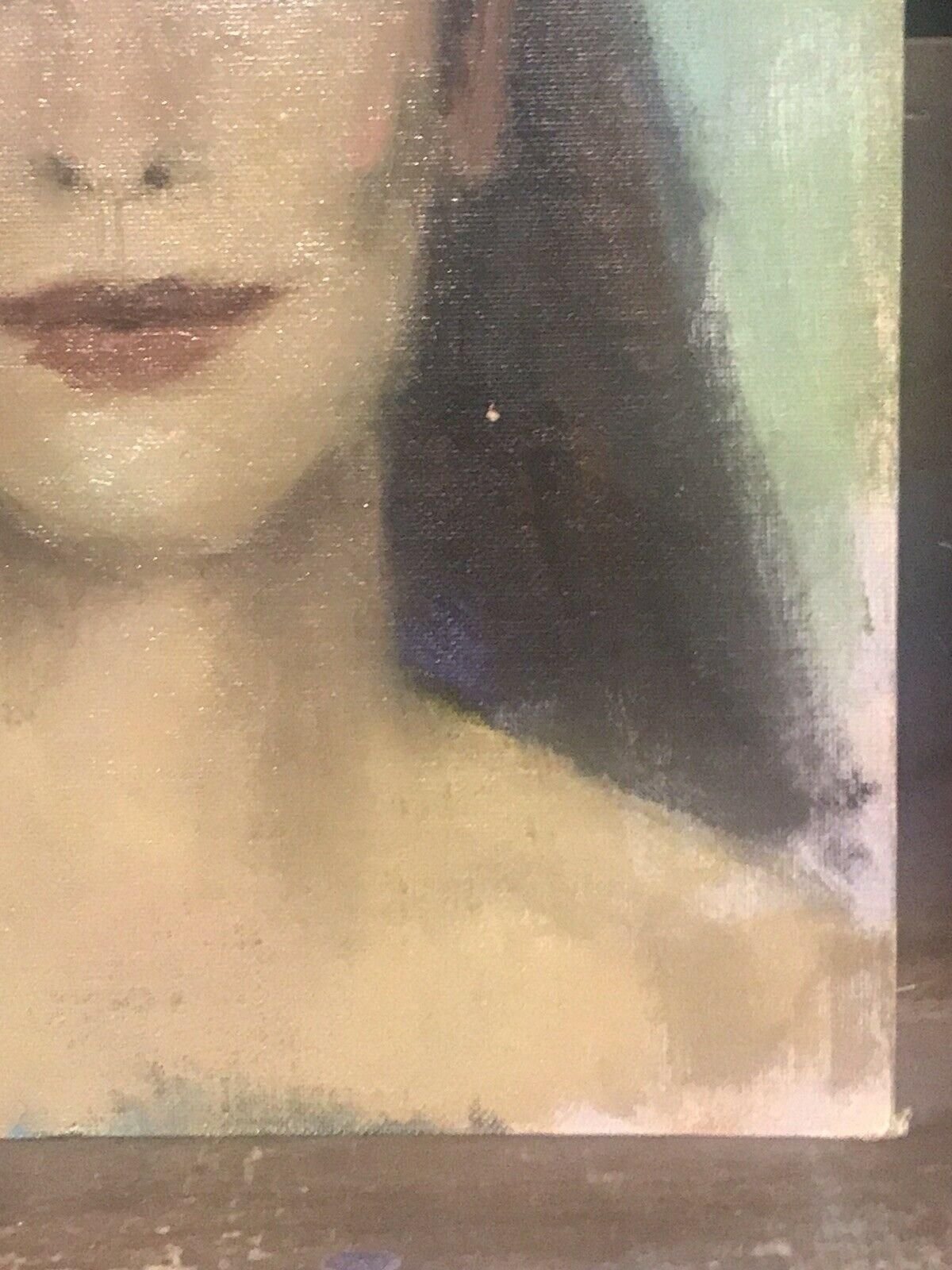 Akos Biroakos Biro Expressionist Oil Portrait Of A Lady Brown Haircirca 1950s photo buy