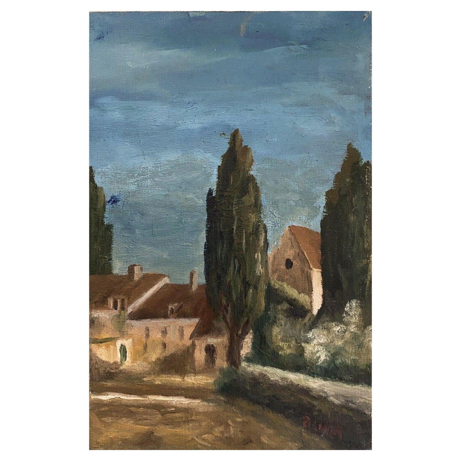 Unknownsigned French Post Impressionist Oil, Provencal Landscapemid 20th Century