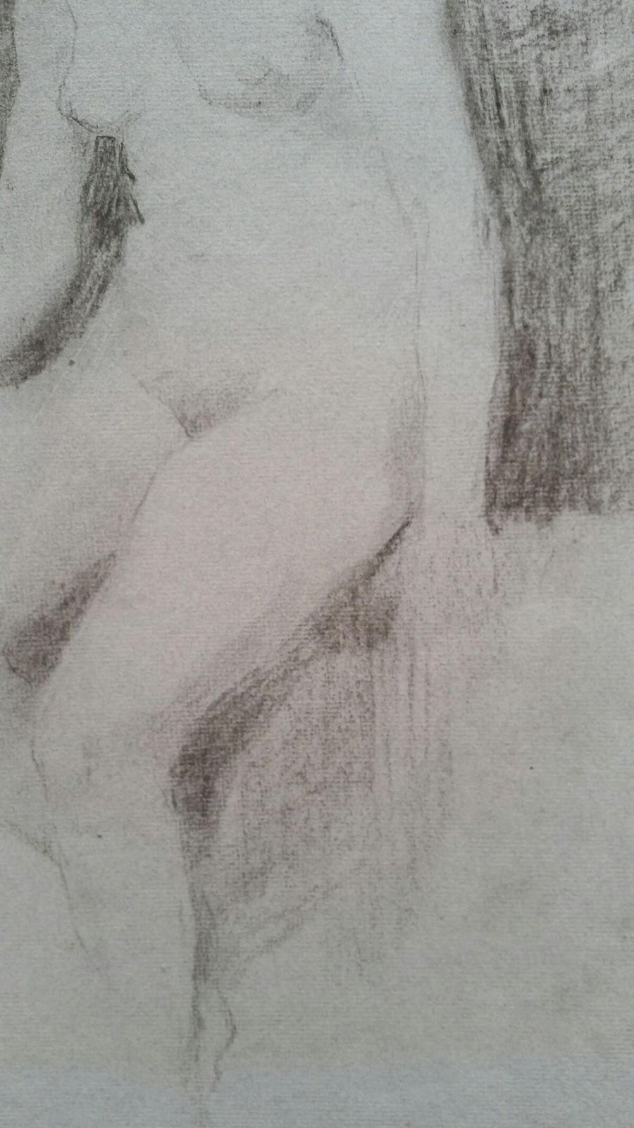 Unknownenglish Graphite Portrait Sketch Of Female Nude, Seatedcirca 1880 1905 photo 198.0