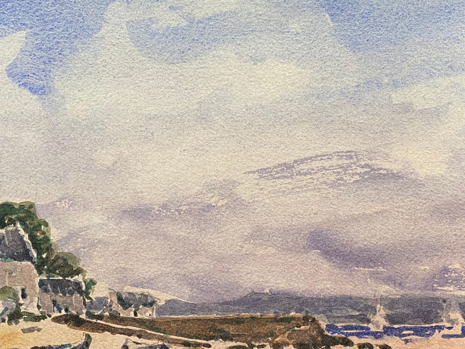 Unknownmaurice Mazeilie, French Impressionist Watercolour, Beach Landscape20th Century photo furniture