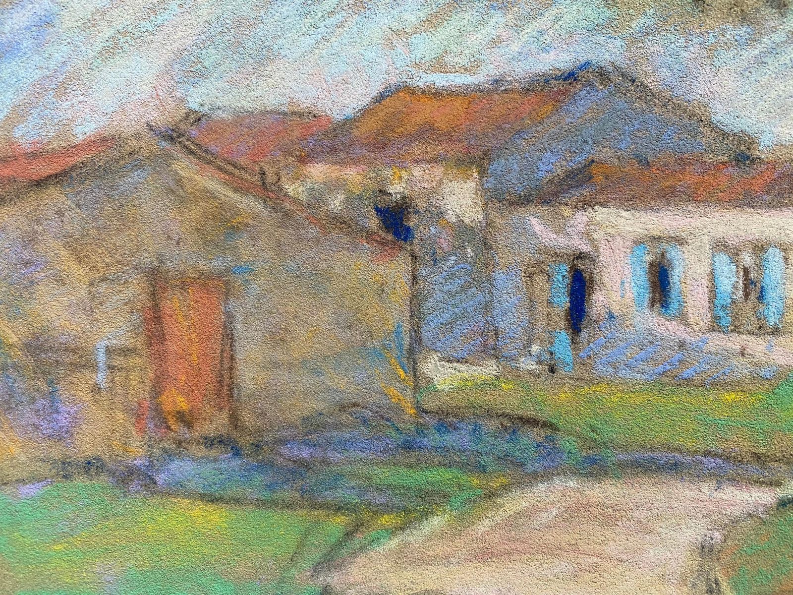 Unknowncamille Meriot, 1940's French Impressionist Pastel Country House & Buildingscirca 1940s photo buy