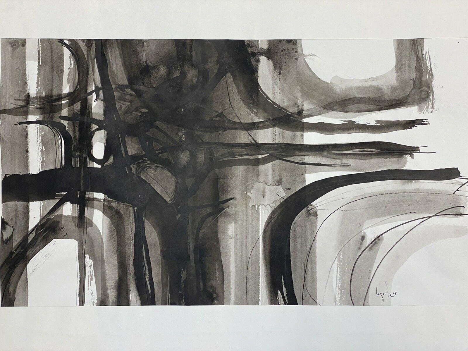 Unknownoriginal 1970's French Psychedelic Abstract Painting By Listed French Artistcirca 1960s photo furniture