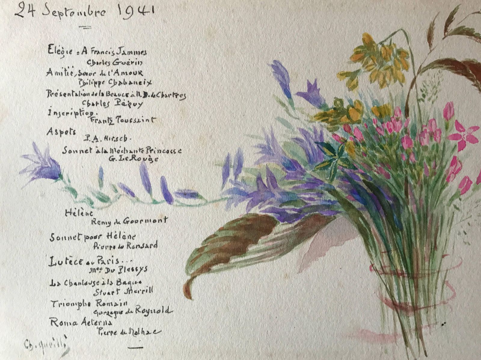 photo furniture Unknownrare Set Of Nine Original French Watercolour Designs & Illustrationscirca 1900s