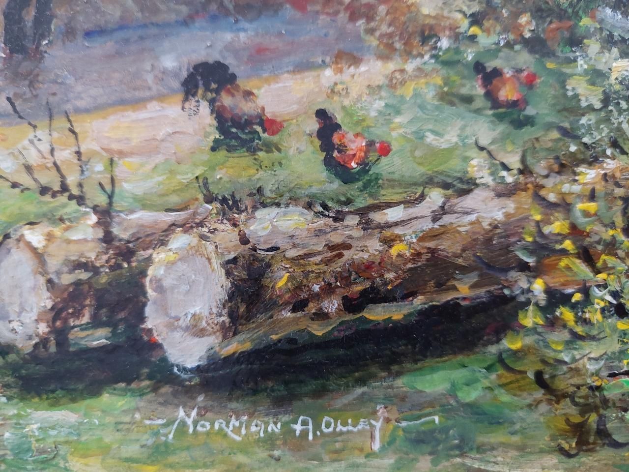 English  Schooltraditional English Painting Cornish Haybarn On Farm Near Launceston, Cornwall20th Century photo vinterior
