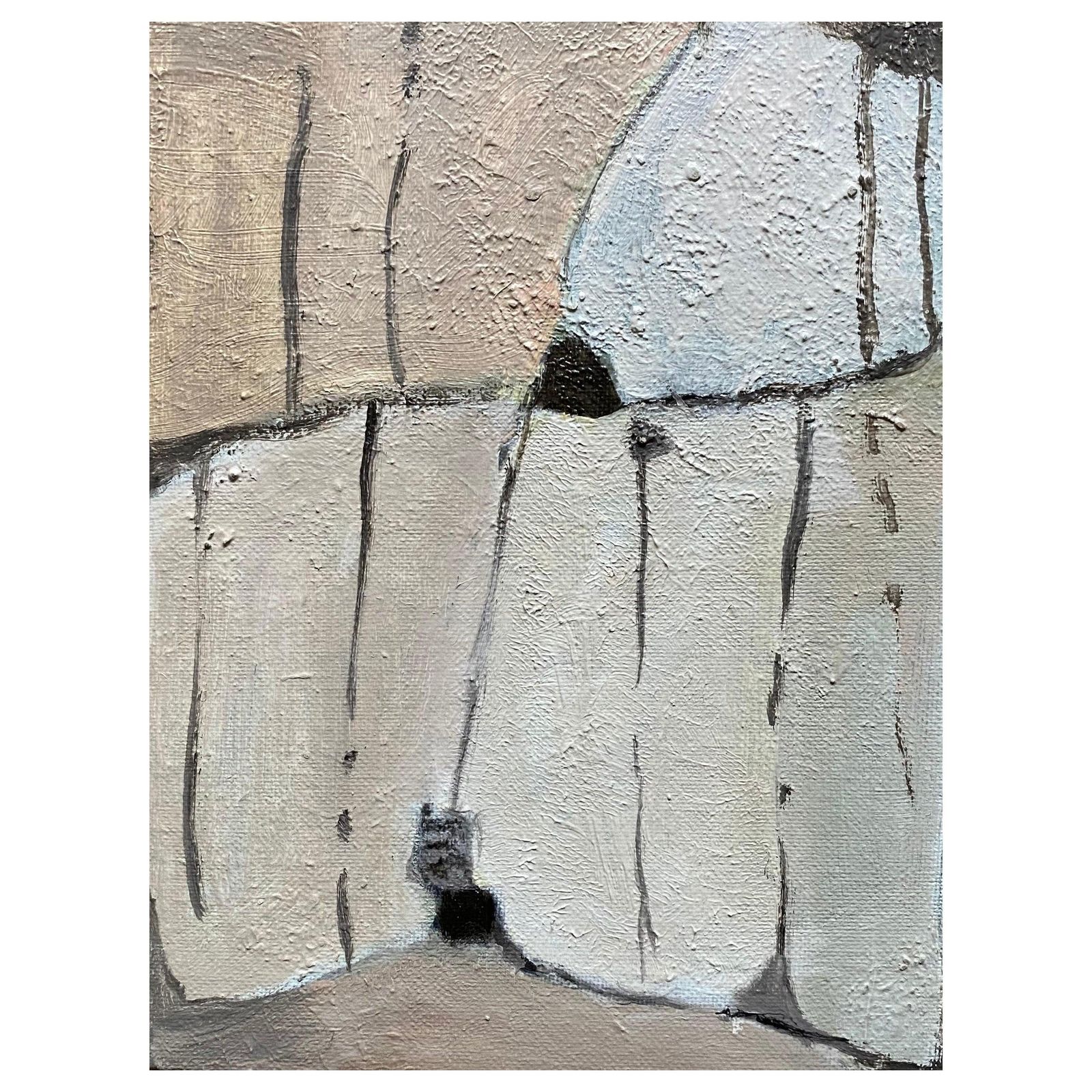 Unknownyvette Dubois Habasque French Cubist Abstract Paintingcirca 2000s
