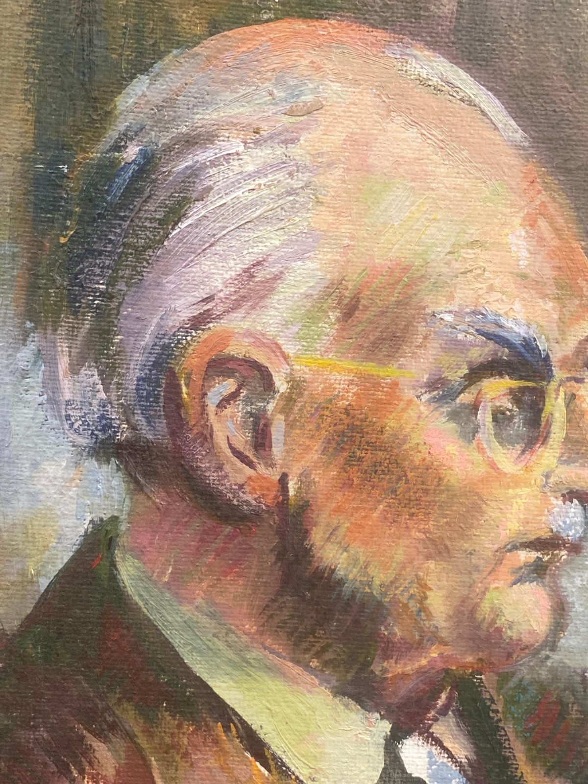 Unknown1960's British Original Oil Painting, Wise Man Portraitcirca 1960s photo 765.0