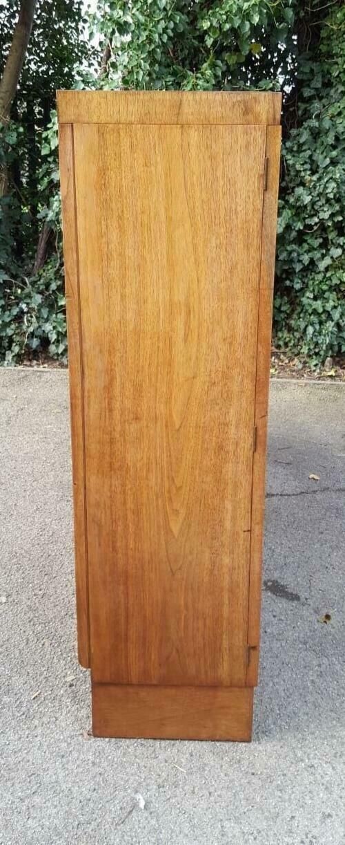 Stunning Large Art Deco Walnut & Sycamore Bookcase Epstein photo buy