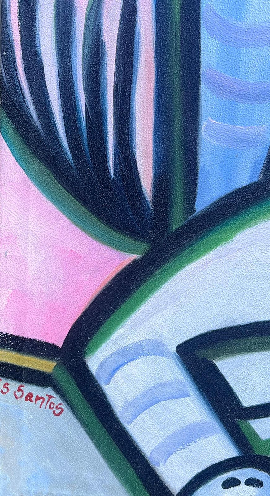 photo furniture Spanish Artisthuge Contemporary Spanish Signed Oil Painting Picasso Style Horse Abstract Paint