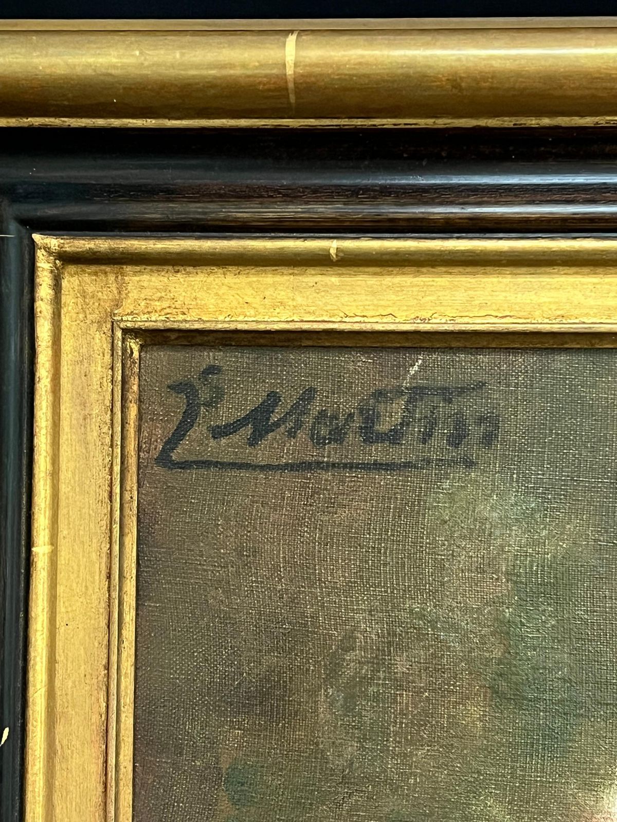 Jacques Martin (1844 1919)antique French Signed Pink Flowers In Blue Vase Floral Still Life Oil Painting photo vinterior