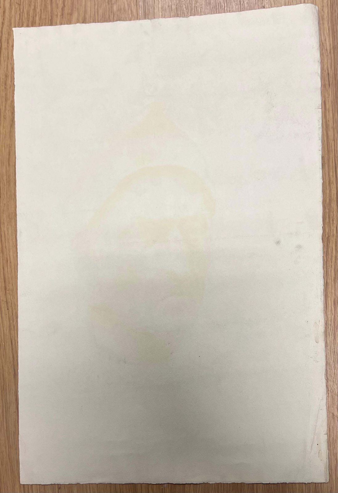 Josine Vignonmid Century French Pencil Drawing Of A Peaceful Stone Female Head1945 photo vinterior