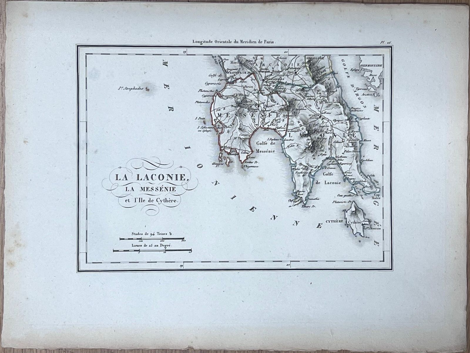 French Schoolcollection Of Six Antique Engravings Of Ancient Greek Regions And Territories19th Century photo vinterior