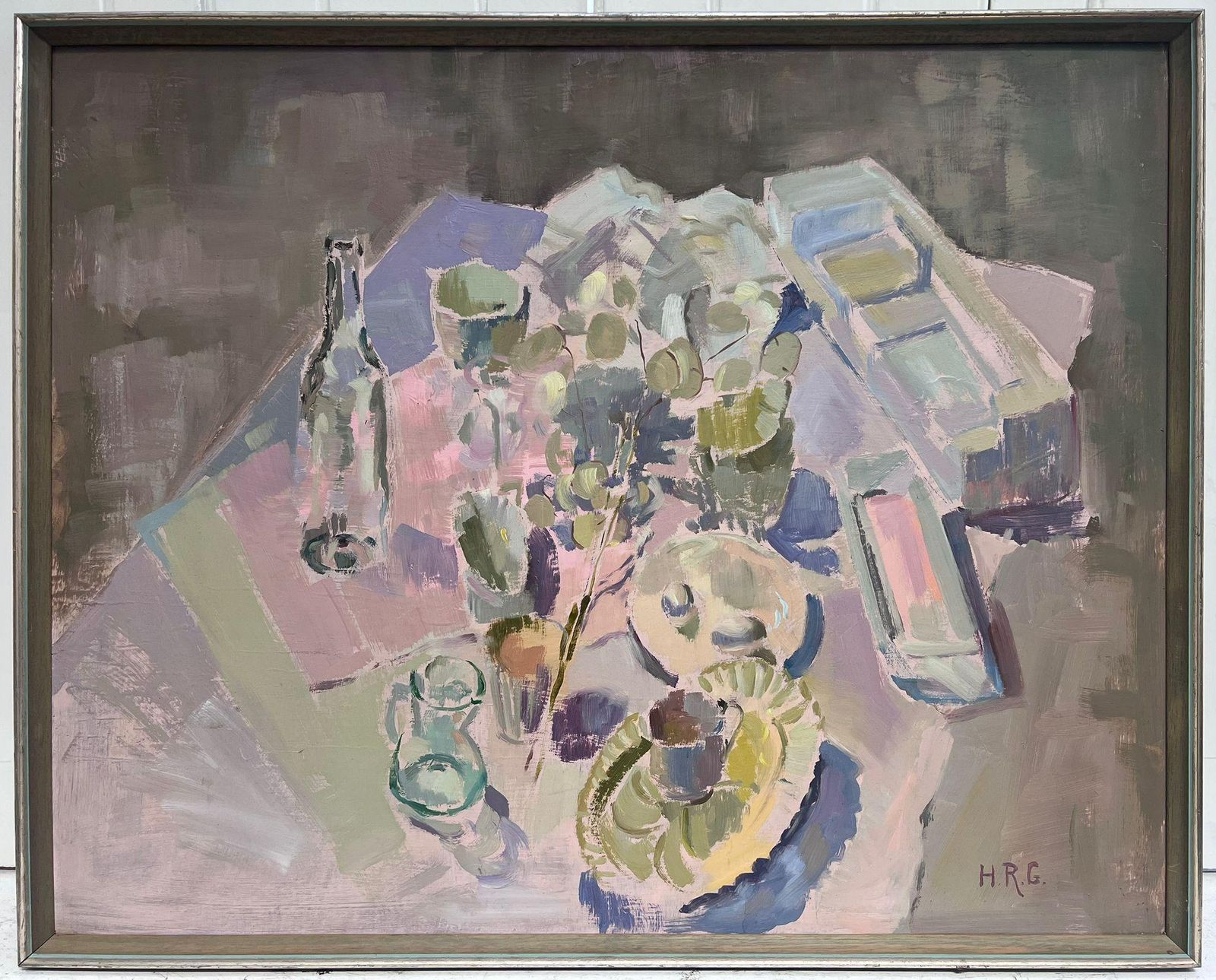 Helen Greenfieldcontemporary Impressionist Still Life Kitchen Table With Soft Pastel Palette