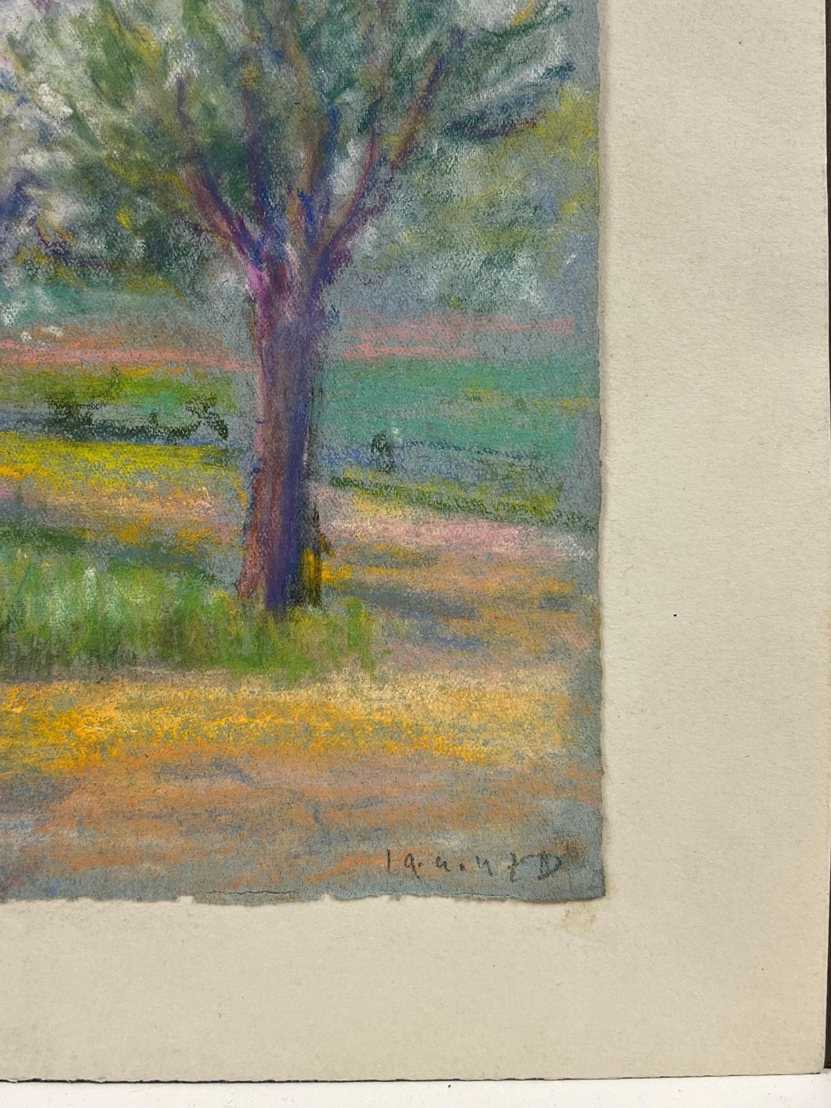 Regine Davidspring Awakening Blossoming Trees Under A Moody Sky In A Pastel Landscape1947 photo buy