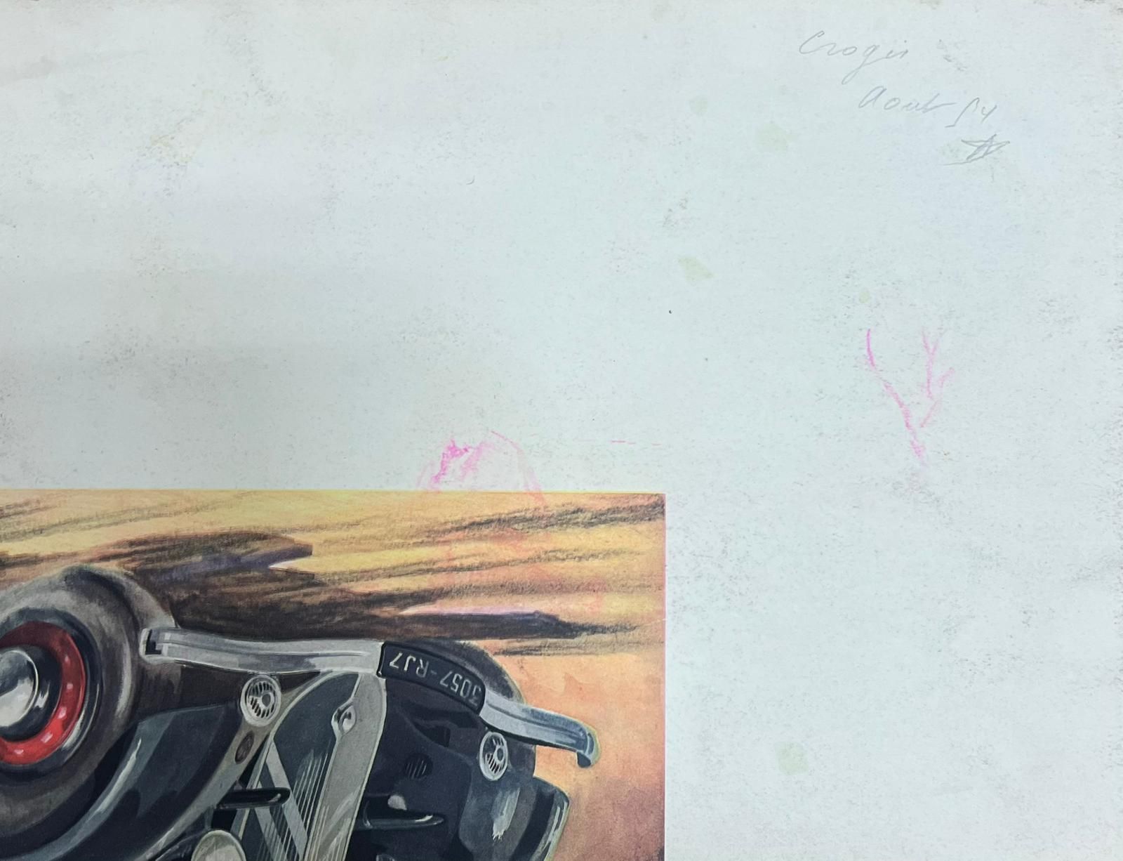 Regine Davidvibrant Pastoral Scene With Haystack And Blooming Meadow Colorful Pastel1947 photo 403.0