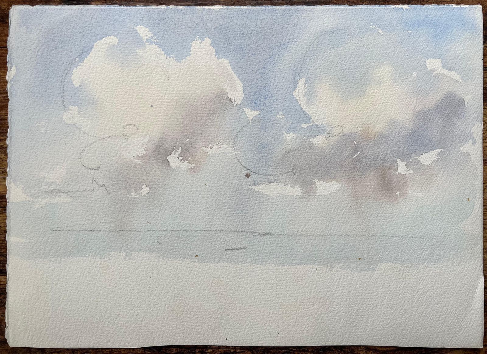 Anthony Averybritish Impressionist Watercolor Of Historic Bridge Over A Stream With Fishermen photo vinterior