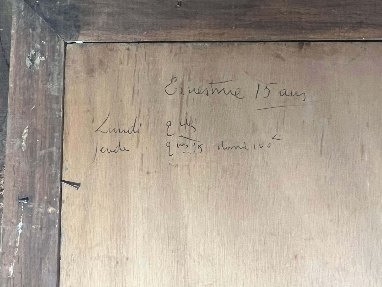 photo vinterior French Schoolmid 20th Century French Signed Oil Portrait Of A Womanmid 20th Century
