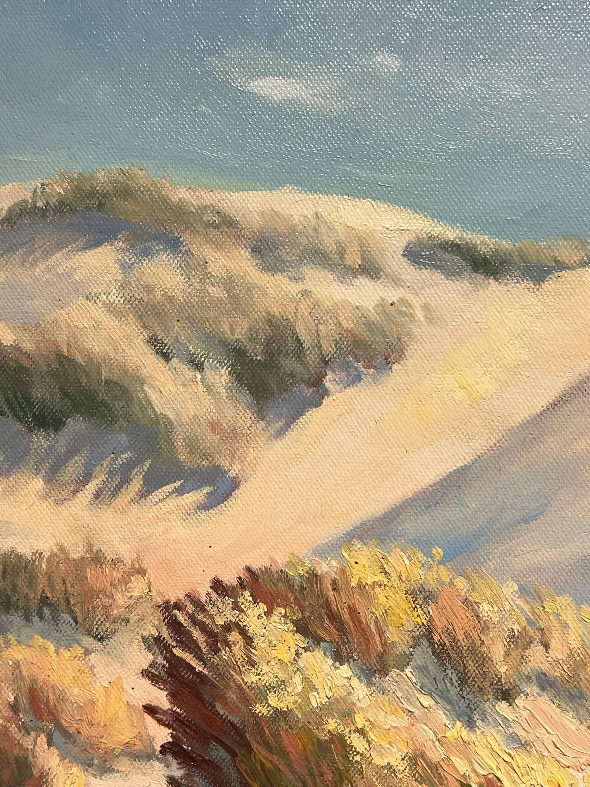 Georges Bordonovecoastal Sand Dunes Landscape Sunlit Impressionist French Oil Painting photo Art