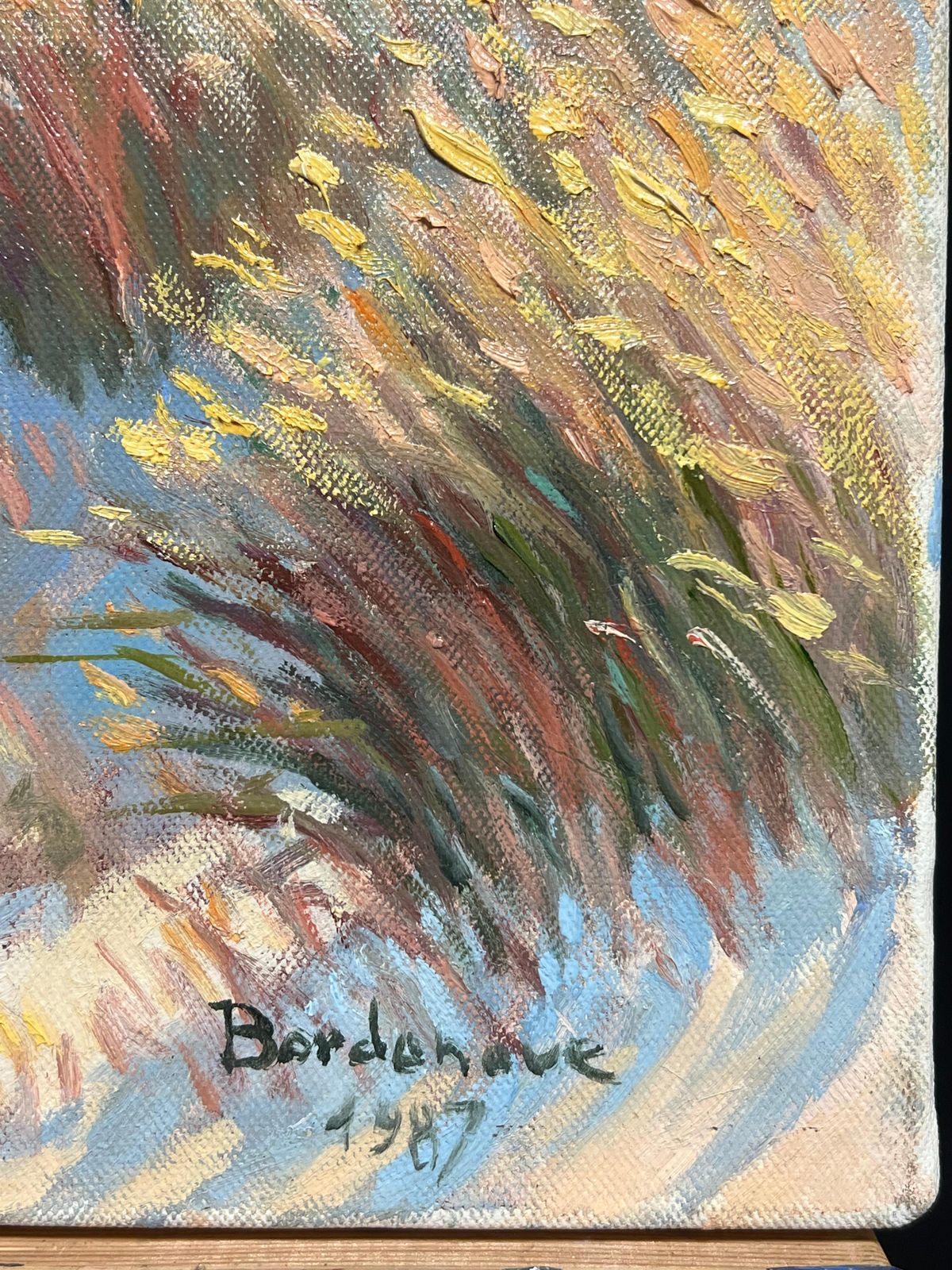 Georges Bordonovecoastal Sand Dunes Landscape Sunlit Impressionist French Oil Painting photo buy