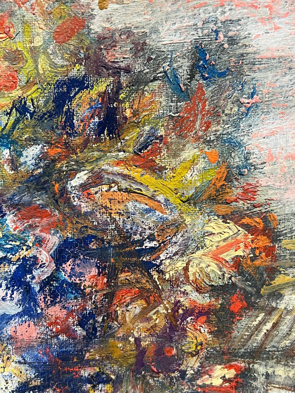 French Schoolbeautiful Impressionist Still Life With Vibrant Florals & Citrus French Artistmid 20th Century photo 1018.0