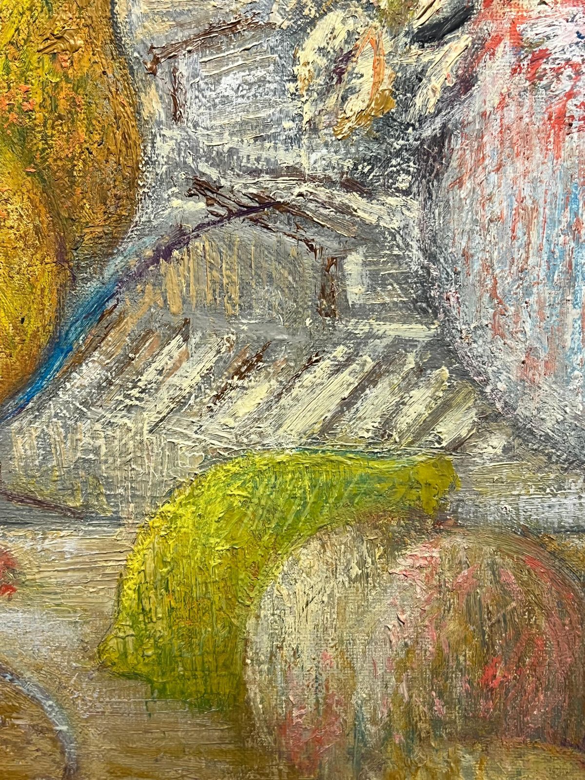 French Schoolbeautiful Impressionist Still Life With Vibrant Florals & Citrus French Artistmid 20th Century photo buy