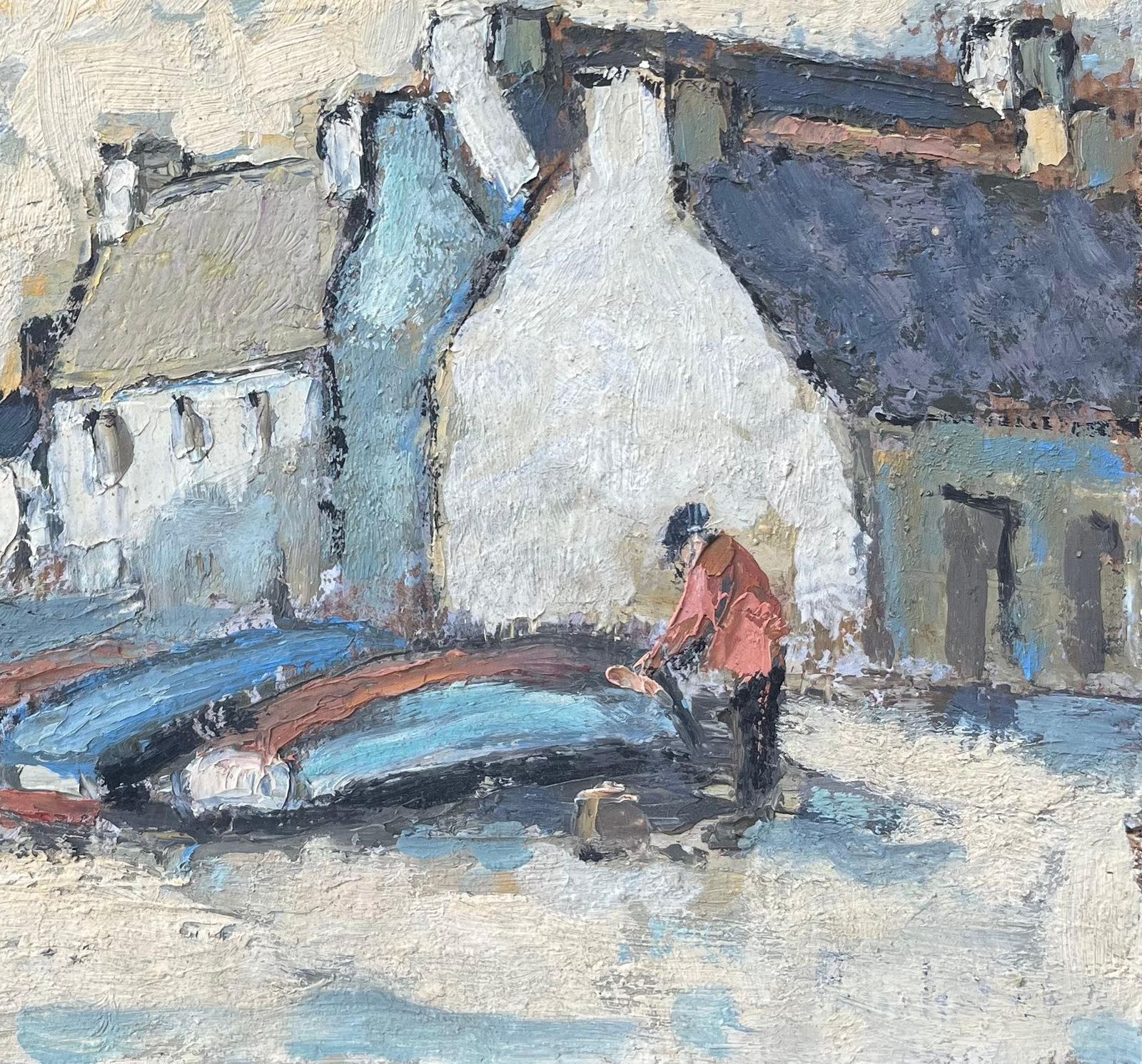 Fanch Lelfrench Impressionist Oil Painting Of "Les Environs De St. Guénolé"2004 photo Art