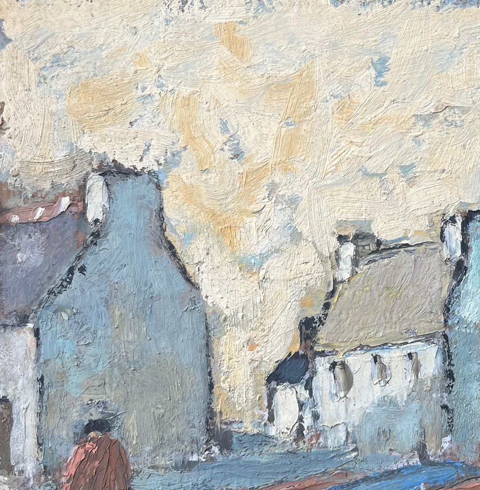 Fanch Lelfrench Impressionist Oil Painting Of "Les Environs De St. Guénolé"2004 photo vinterior