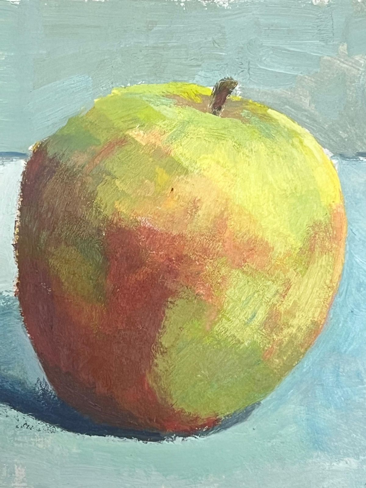 Guy Nicodfrench Oil Simple Still Life Painting Of An Apple1952 photo Art