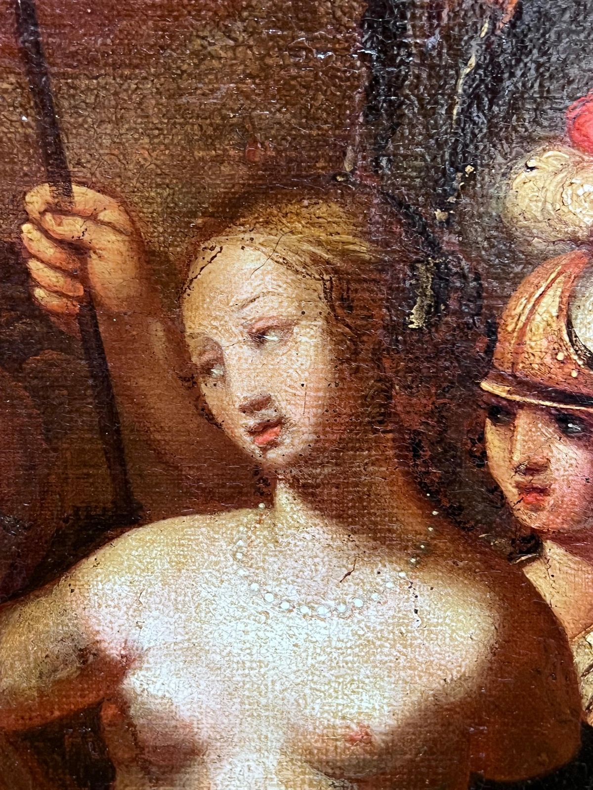 Fontainebleau Schoollarge 16th Century Old Master Oil Painting The Judgement Of Paris Mythological1580 photo 10000.0
