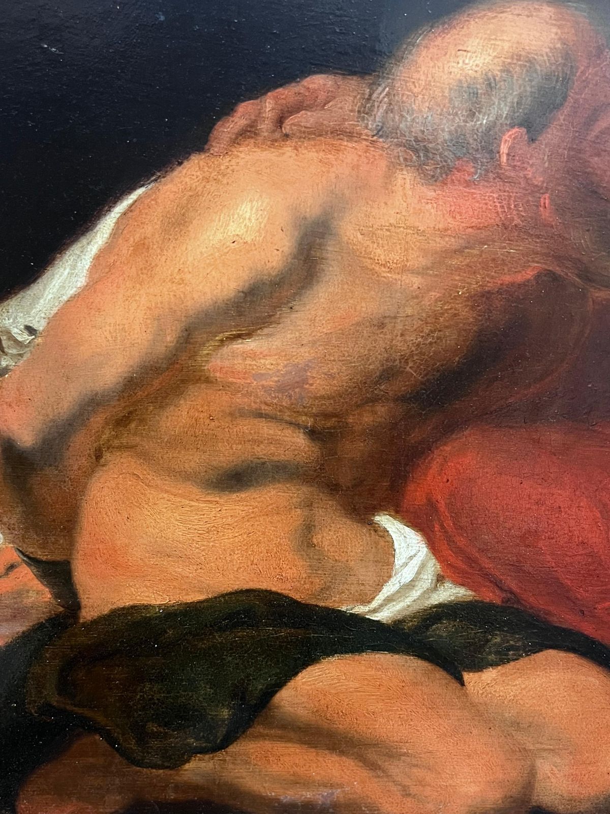 Fine 17th Century Flemish Baroque Oil Painting Roman Charity Large Wood Panel17th Century photo buy