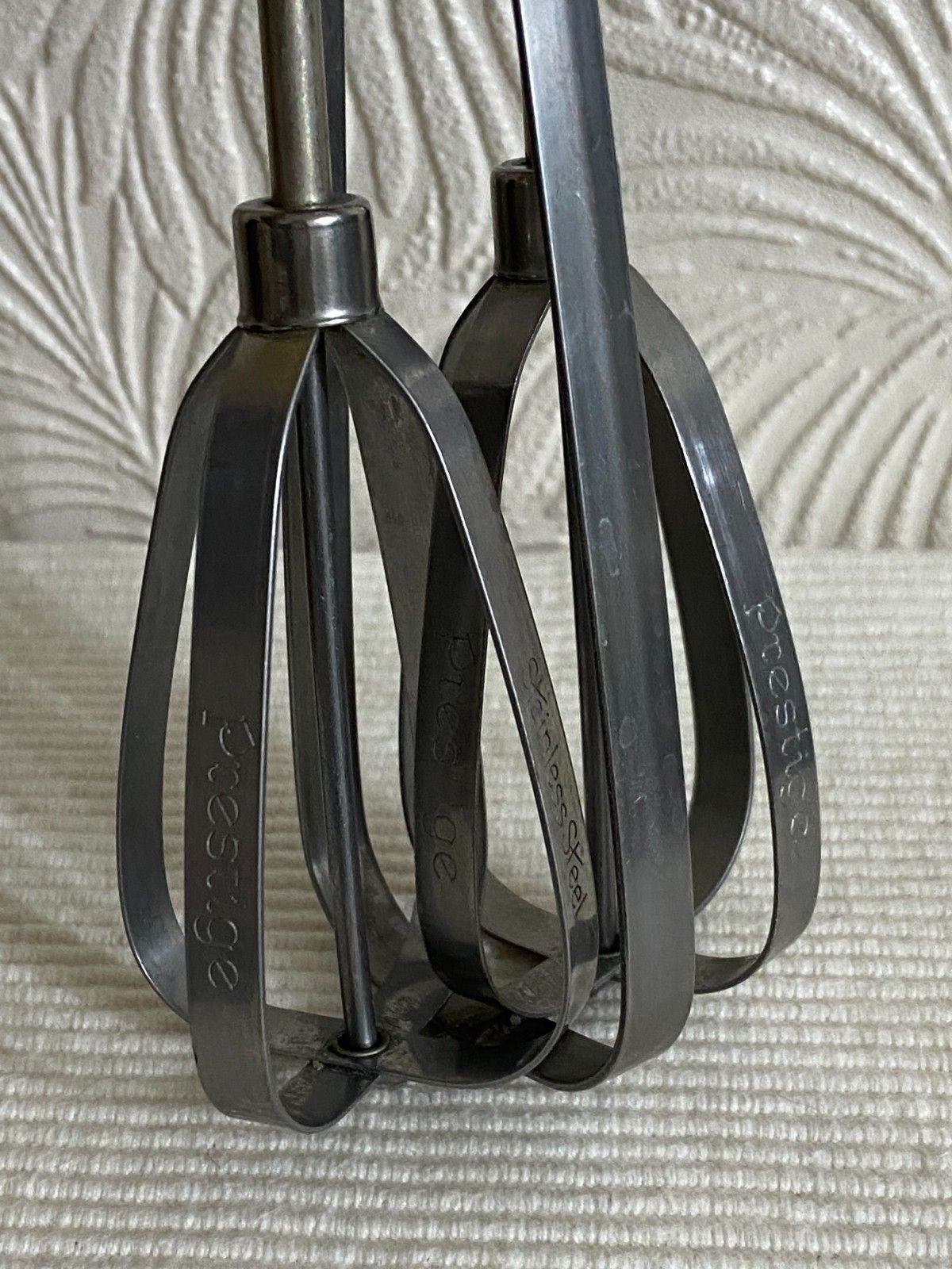 Home Decor Vintage Prestige Stainless Steel Hand Whisk Mixer Egg Beater Made In England photo