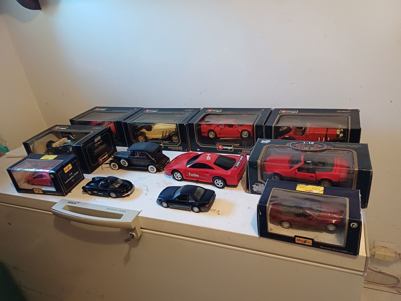 photo buy Set Of 12 Burago Metal Cars