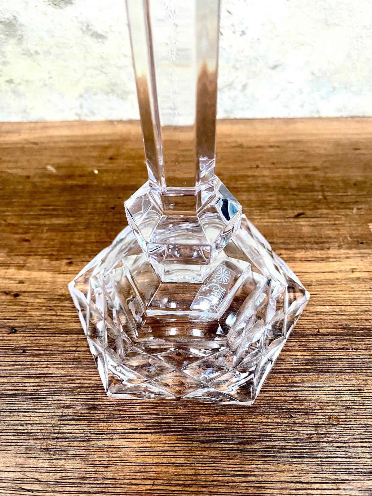 Vintage Galway Crystal Candle Holders: Elegant Cut Glass Candlesticks photo Home Decor