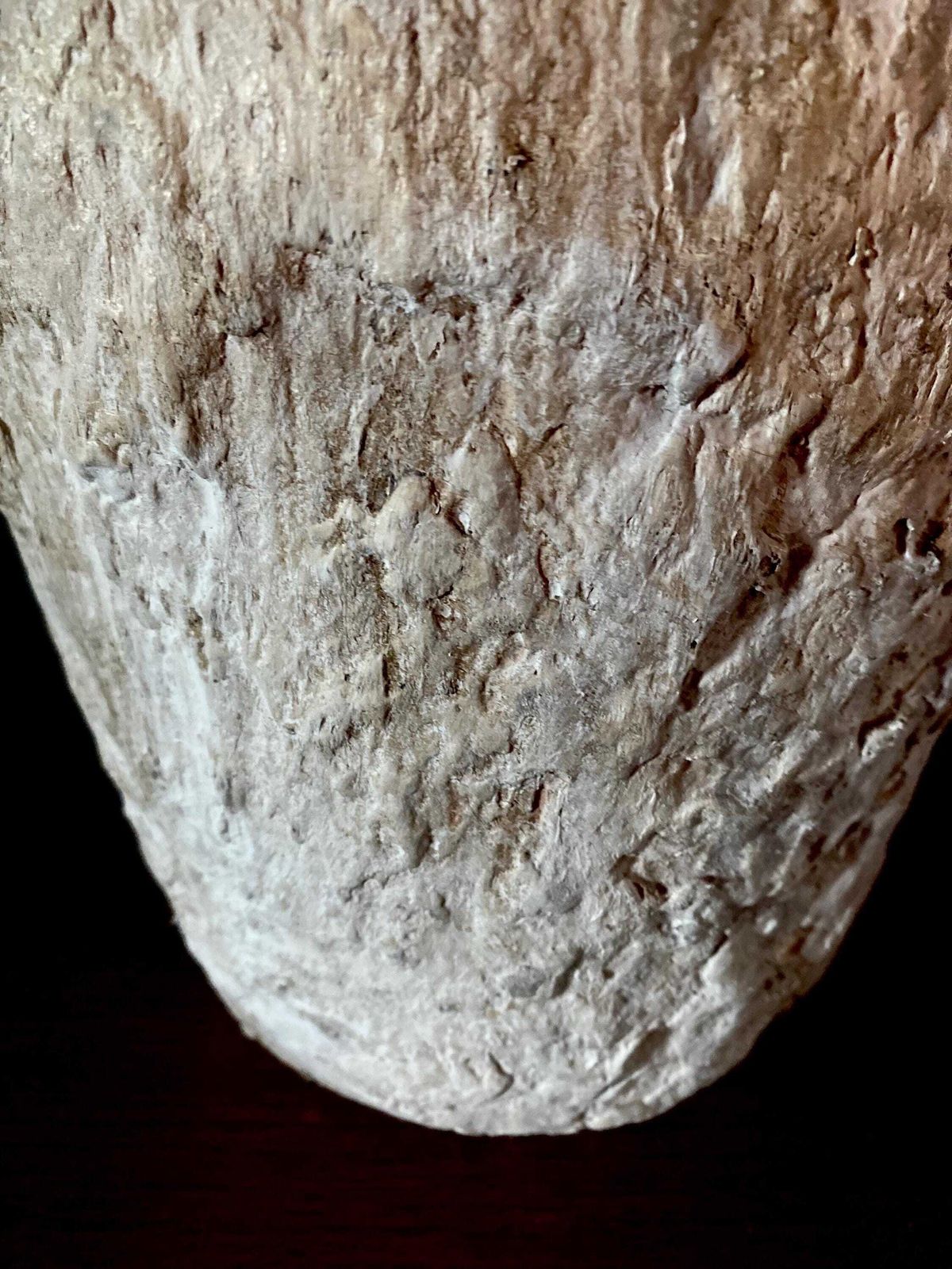 Rustic Wabi Sabi Paper Mache Vase | Handmade Decorative Vessel | Organic Vase. photo buy