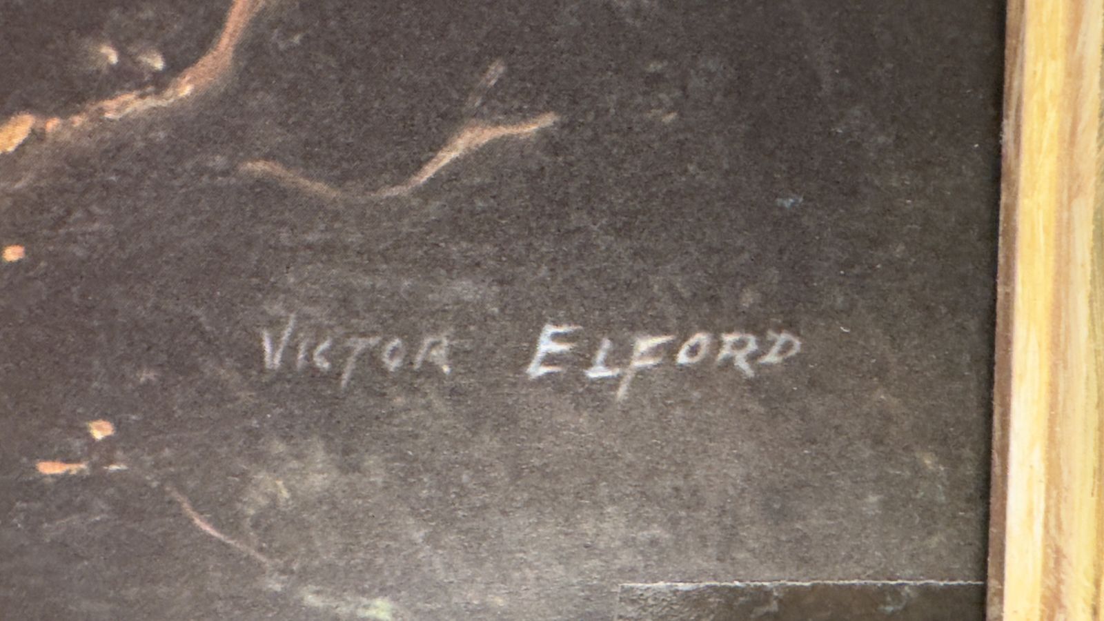 Victor Elford Original Oil Painting photo for sale