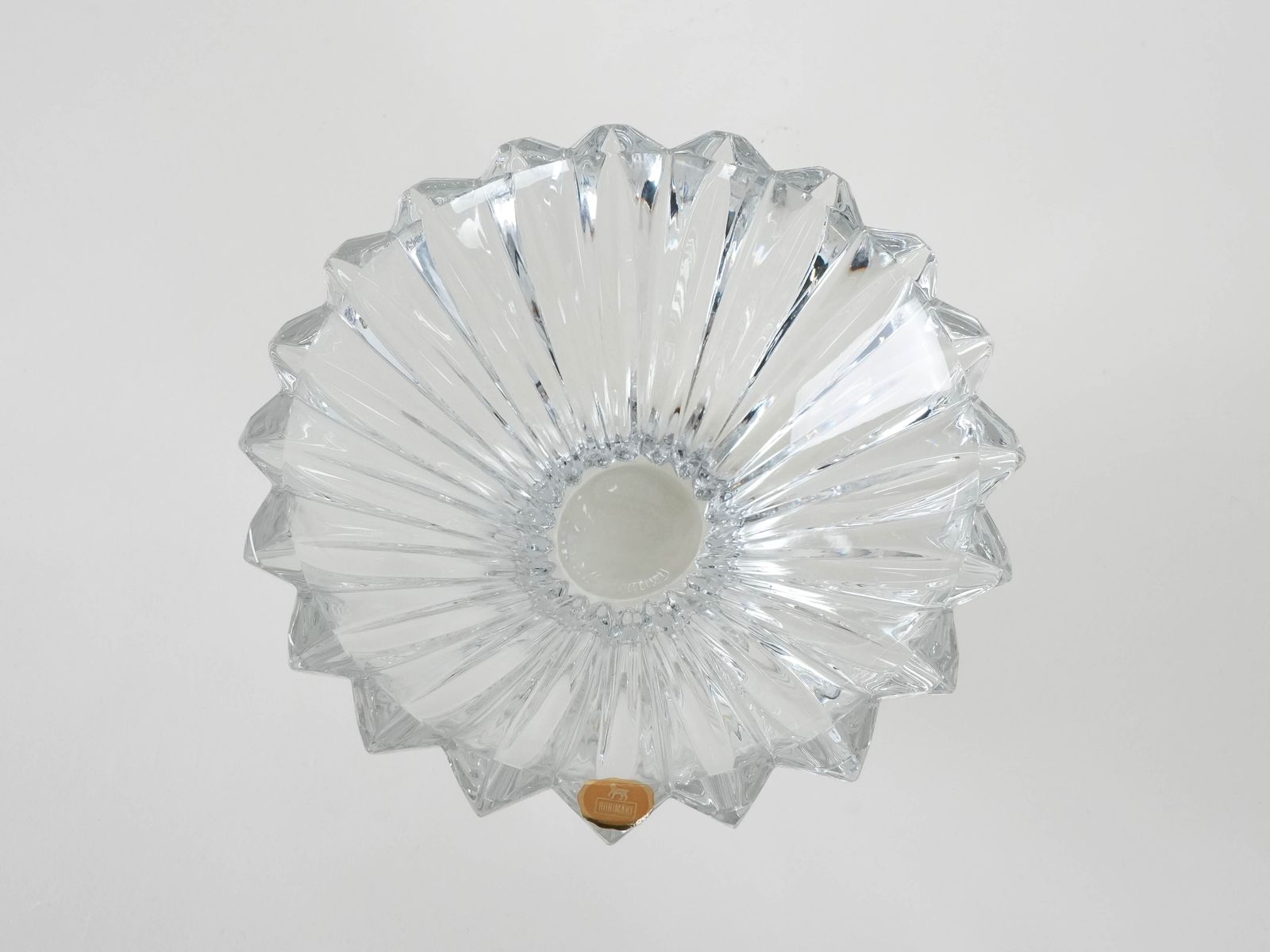 Glazen Schaal, Fins Design, Jaren 1970, Geproduceerd Door Riihimäen Lasi photo Woonaccessoires