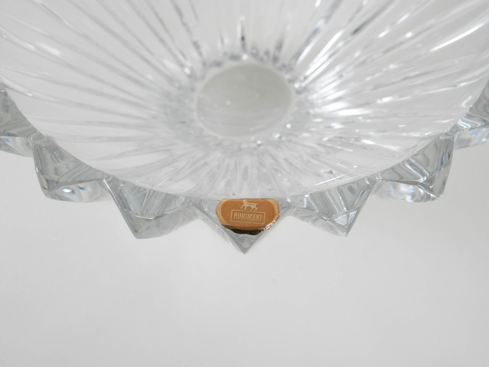 Glazen Schaal, Fins Design, Jaren 1970, Geproduceerd Door Riihimäen Lasi photo 309.0