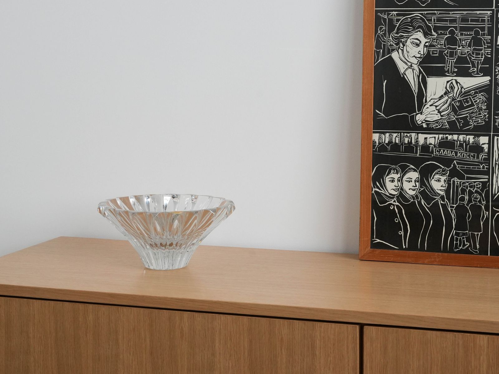 Glazen Schaal, Fins Design, Jaren 1970, Geproduceerd Door Riihimäen Lasi photo vinterior