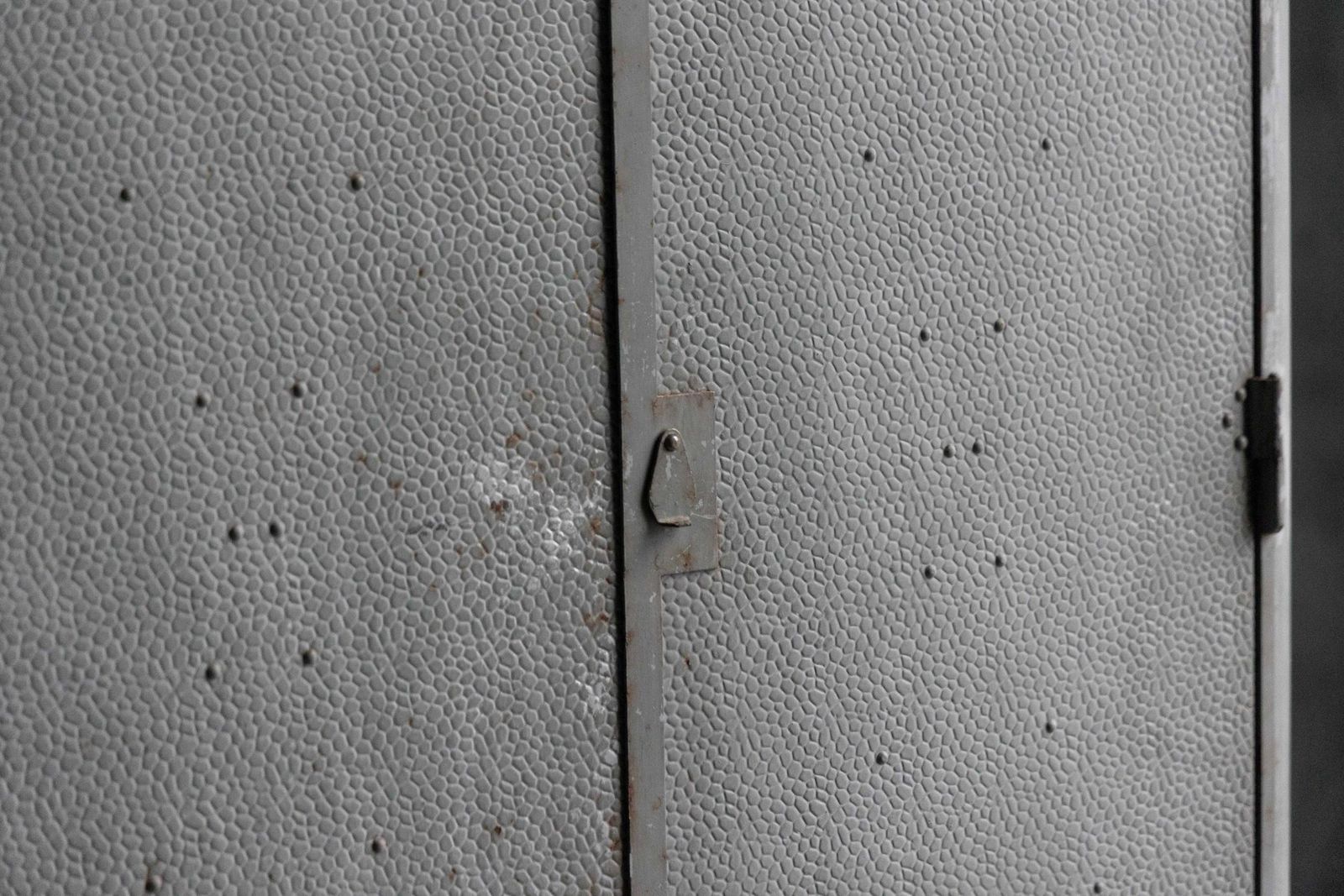 Industrial Steel Cabinet, France, 1960s photo Furniture