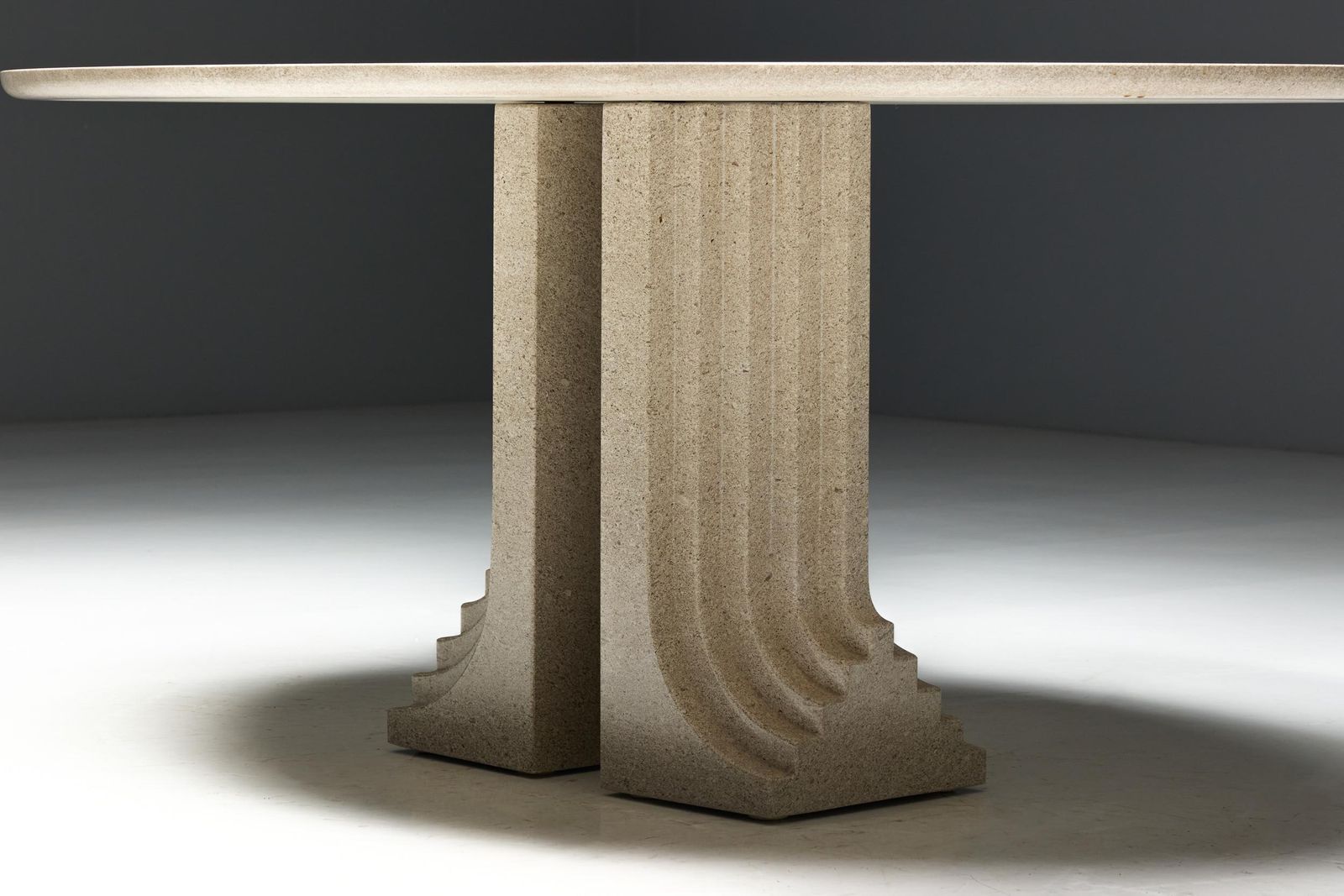 photo vinterior Samo Dining Table By Carlo Scarpa For Simon Gavina, Italy, 1971
