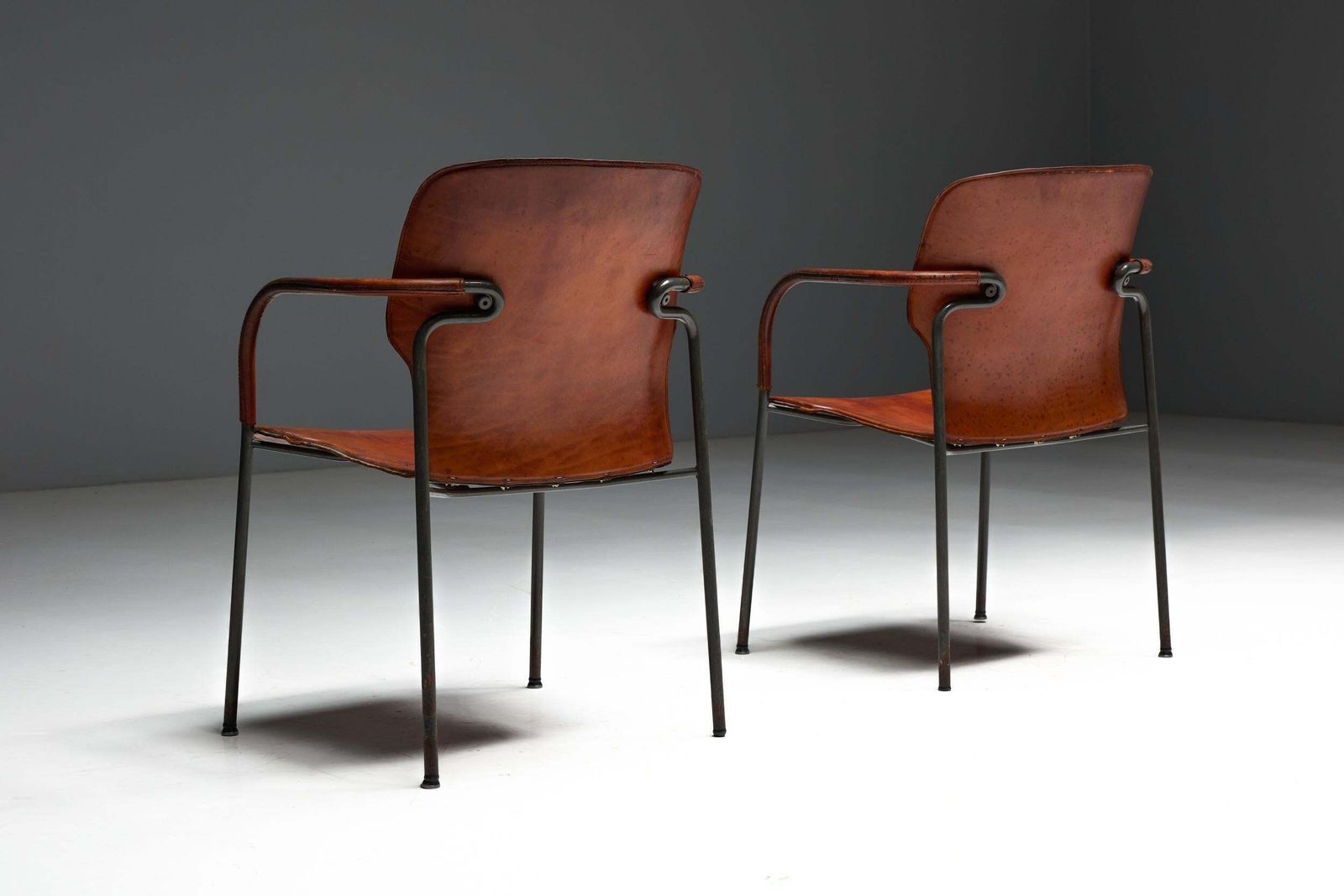 photo furniture "Lalanda" Armchairs By Gianfranco Frattini, Spain, 1980s
