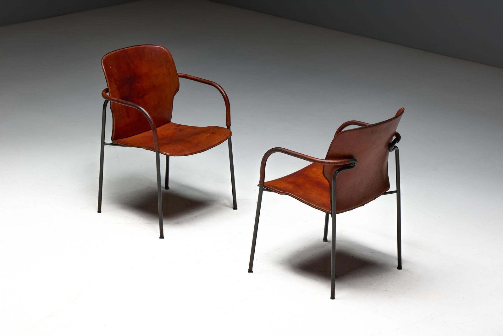photo for sale "Lalanda" Armchairs By Gianfranco Frattini, Spain, 1980s